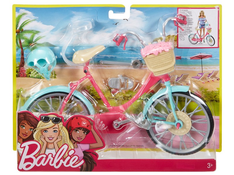 Barbie kerékpár rózsaszín-világoskék