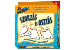 Szorzás és osztás kombinációs kártya - háromszög játéklap