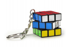 Rubik kocka 3x3 kulcstartó