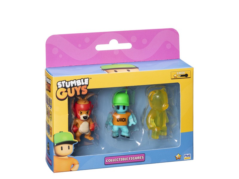 Stumble Guys 3db-os figura S2 - részletgazdag szett