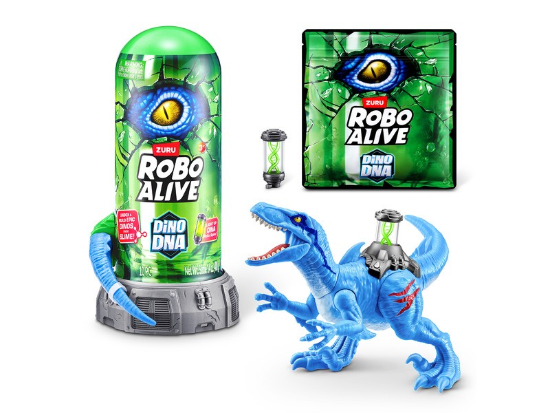 Robo Alive Dino játékszett – slime és dinoszaurusz