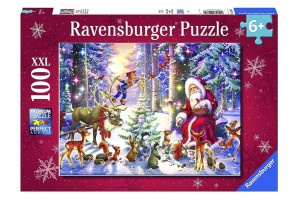 Ravensburger 100 db puzzle – Erdei karácsony kép