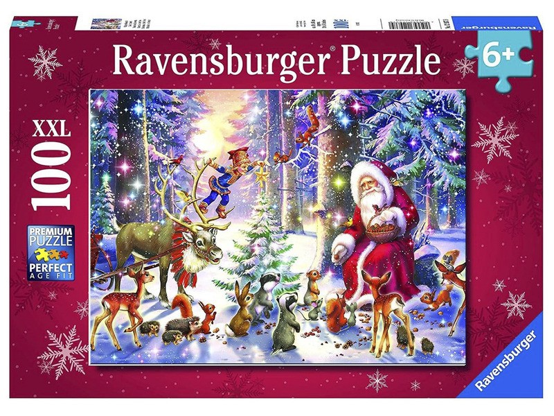 Ravensburger 100 db puzzle – Erdei karácsony kép