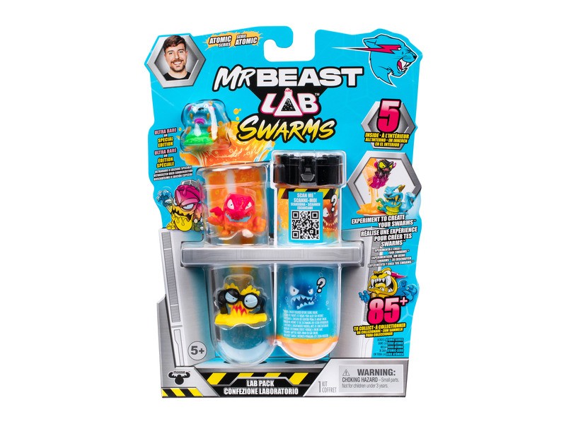 Mr. Beast Lab Swarms labor – 5 vízaktivált figura