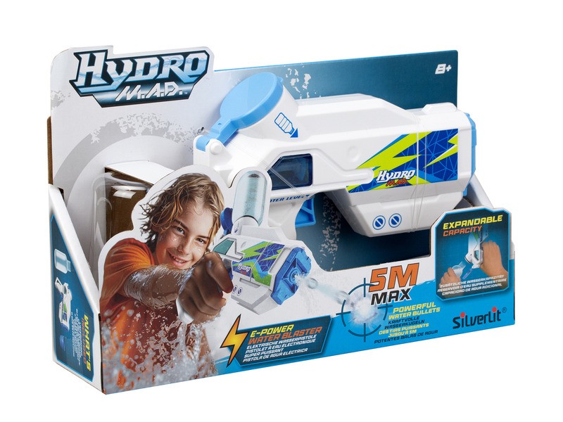 Silverlit Hydro M.A.D. mini elektromos vízipisztoly (fehér)