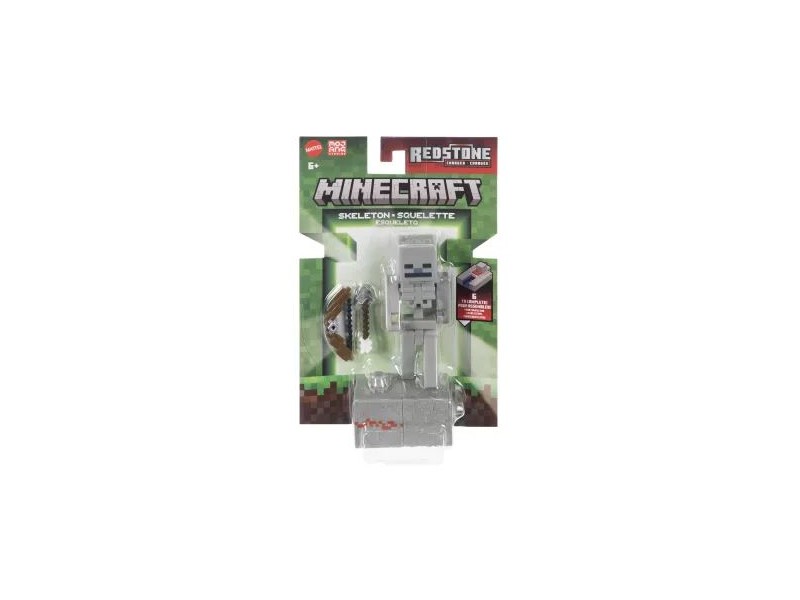 Minecraft Skeleton figura - 8 cm, mozgatható