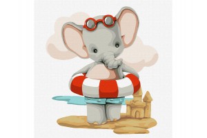 Ideyka számmal festés – Kedvenc nyaram 30x30