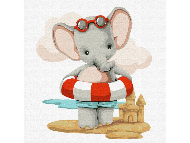 Ideyka számmal festés – Kedvenc nyaram 30x30