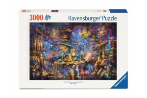 Puzzle 3000 db - A sárkány könyvtára
