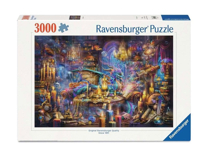 Puzzle 3000 db - A sárkány könyvtára