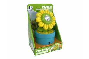 Világító buborékfújó virág 80 ml