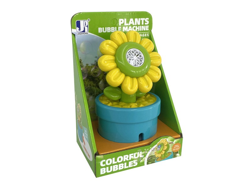 Világító buborékfújó virág 80 ml