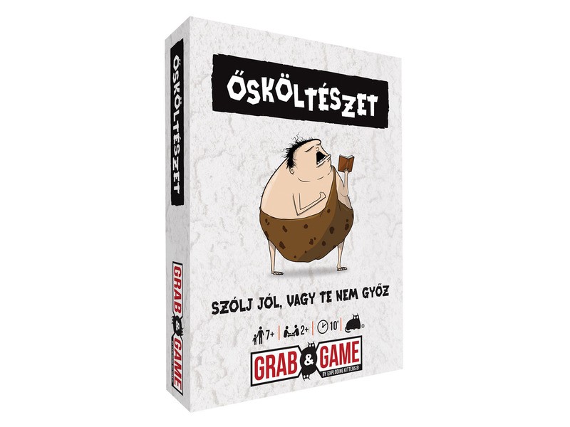 Ősköltészet társasjáték doboz — kreatív játék