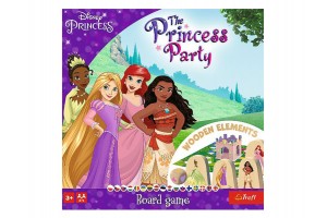 Hercegnő Partyja társasjáték – doboz és fa kiegészítők