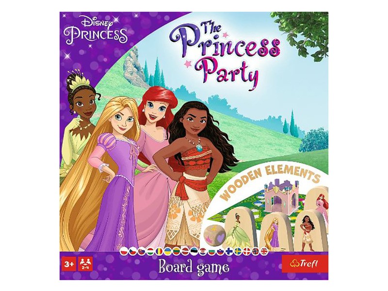 Hercegnő Partyja társasjáték – doboz és fa kiegészítők