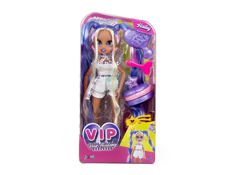 VIP Hair Academy Hailey divatbaba hajjal és kiegészítőkkel