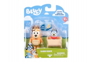 Bluey dupla figura: Baby Bluey és Chilli