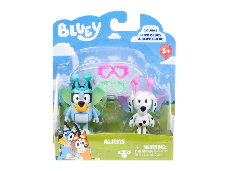 Bluey és Chloe űrlény figura dupla csomag