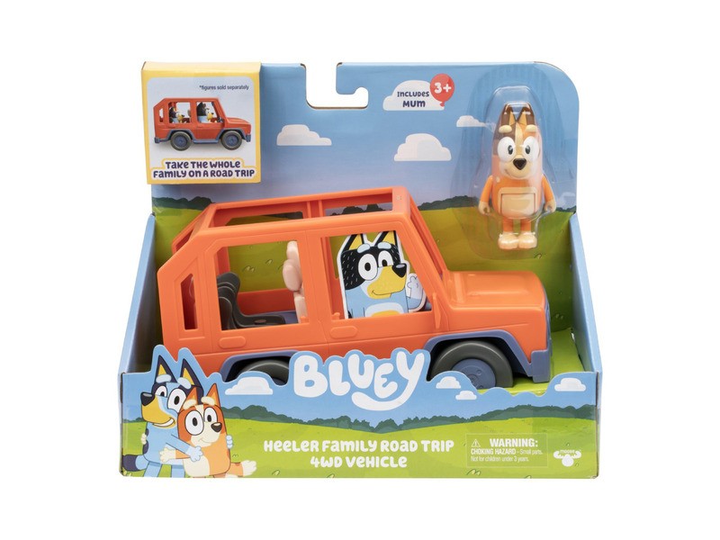 Bluey 4x4 terepjáró Chilli figurával