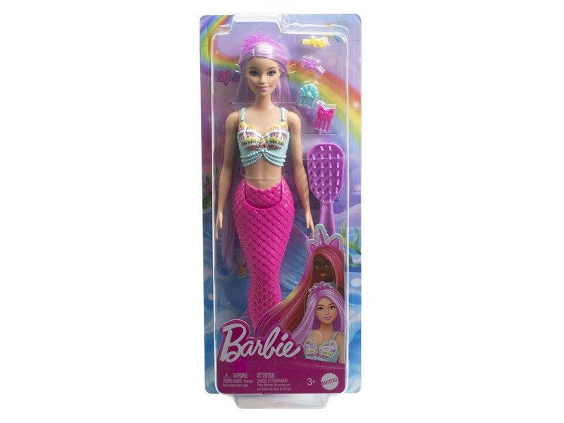 Barbie Dreamtopia sellő frizurababa 2024
