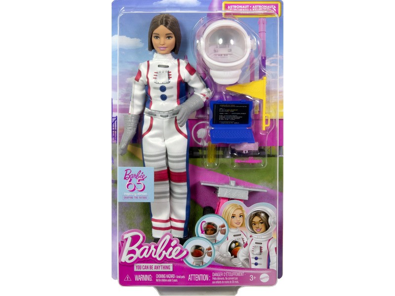 Barbie 65. évfordulós űrhajós karrierjáték – baba és űrjármű