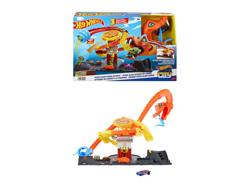 Hot Wheels – Kobratámadás a pizzériában játékszett