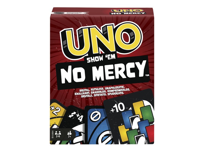 UNO No Mercy doboz és kártyák