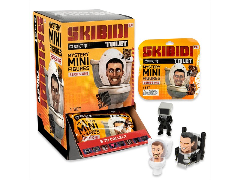 Skibidi WC mini figurák - termékfotó