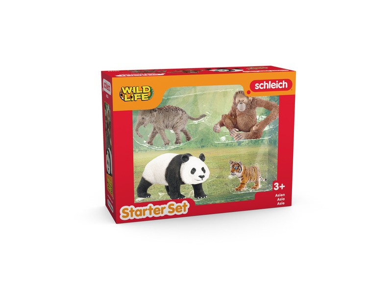Schleich Wild Life Ázsia induló készlet – figurák