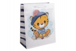 Papírtasak tigris sapiban 18x23 cm