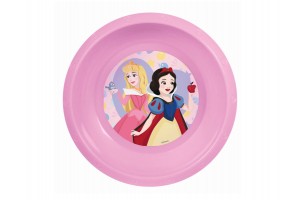 Princess műanyag mélytányér — hercegnő mintával