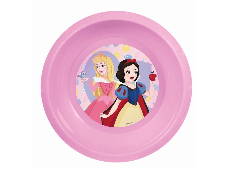 Princess műanyag mélytányér — hercegnő mintával