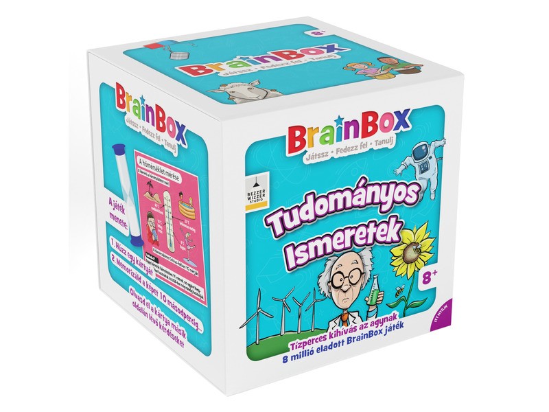 BrainBox – Tudományos ismeretek társasjáték (8+)