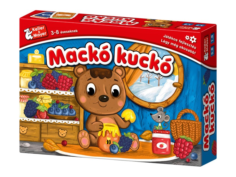 Mackó Kuckó - gyümölcsöt és mézet gyűjtő maci