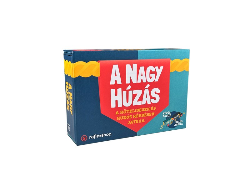 A nagy húzás társasjáték - doboz és játékelemek
