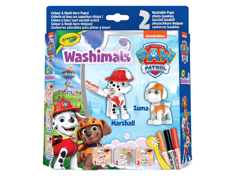 Crayola Washimals Mancs Őrjárat 2 figura