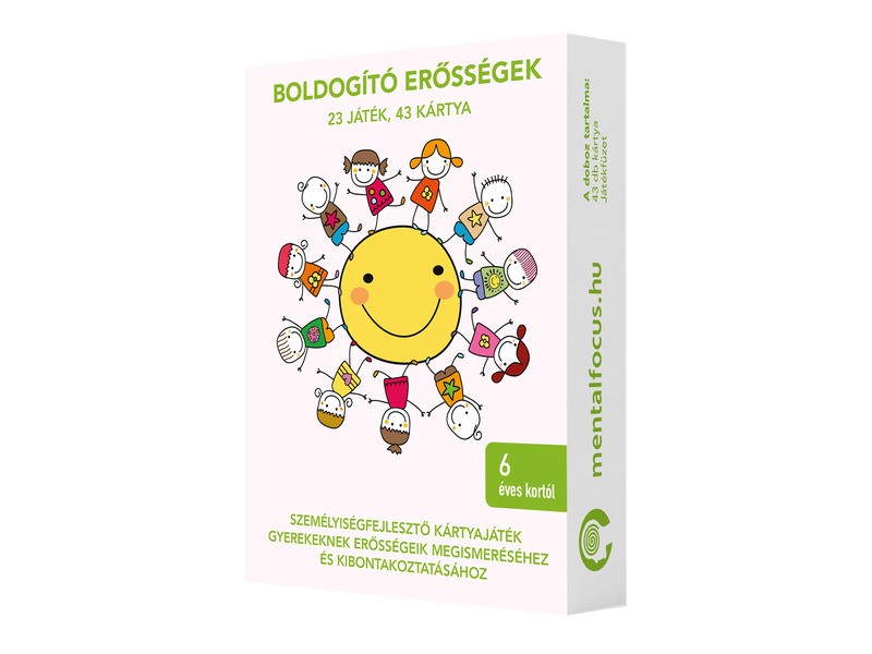 Boldogító erősségek kártyajáték – 23 játék gyerekeknek