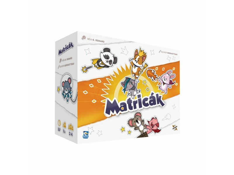 Matricák társasjáték – termékkép