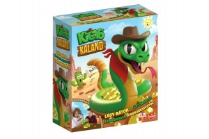 Kígyó Kaland társasjáték doboz — családi kaland