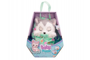 Bébi Mancs Husky interaktív plüsskutya