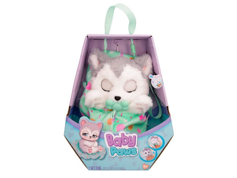 Bébi Mancs Husky interaktív plüsskutya