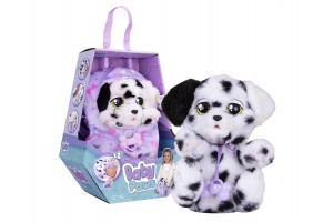 Bébi Mancs Dalmata plüss lila takaróval