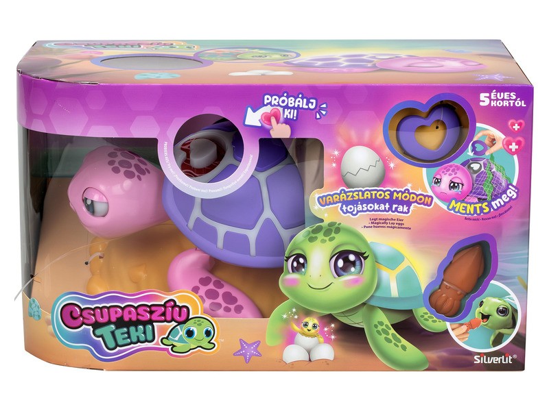 Csupaszív Teki rózsaszín plüss, közelkép