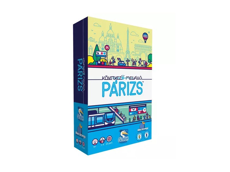 Következő megálló: Párizs + Sportok társasjáték borító