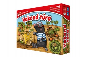 Vakondtúra társasjáték – játékdoboz és figurák