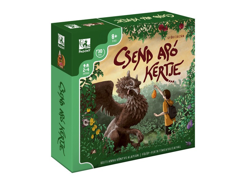Csend Apó kertje társasjáték - doboz
