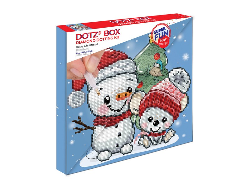 Diamond Dotz DotzBox – Karácsonyi hóember