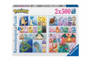 Pokémon puzzle 2x500 db – Két gyönyörű kép