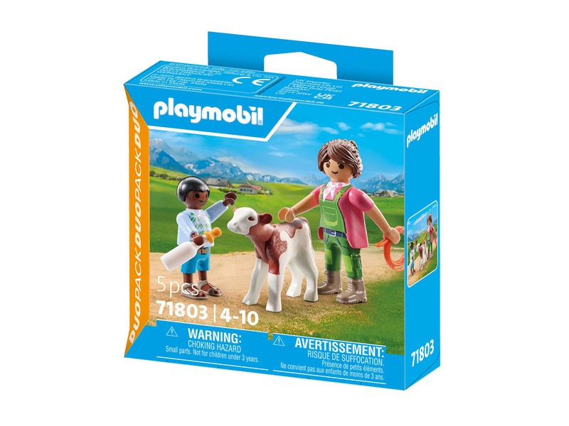 Playmobil Duo Pack: farmer és borjú