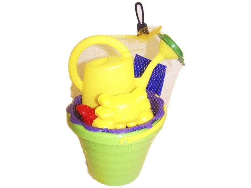 Hullámos homokozó készlet kannával - kép